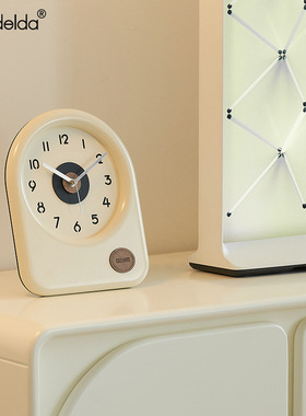 Mandelda家居客厅台式座钟简约装饰品玄关电视柜高端大气桌面摆件