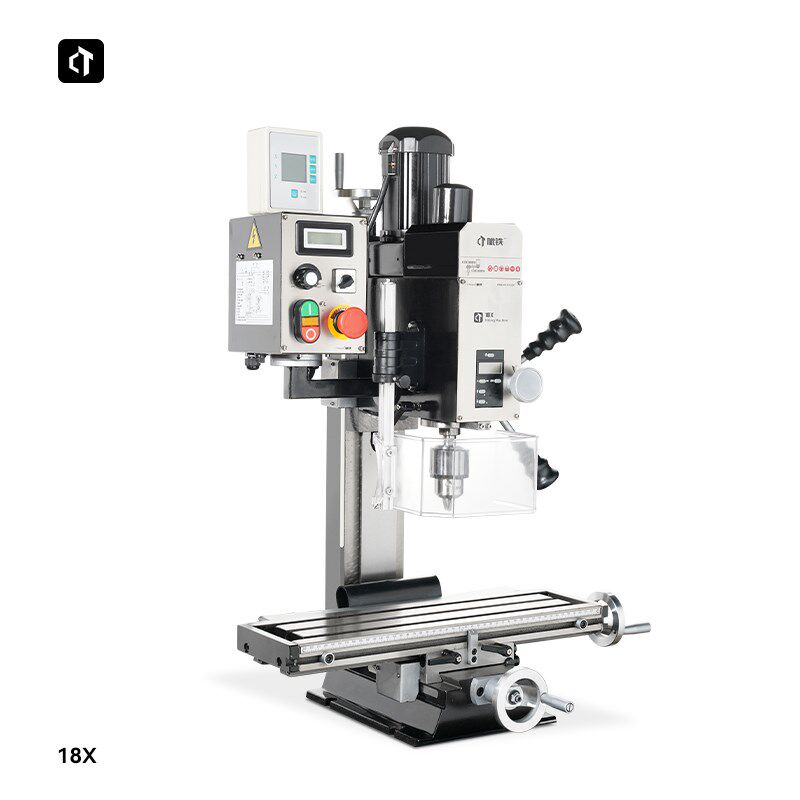 呲铁18X家用微型钻铣床小台钻微型铣床小型铣床钟表机床钻铣机
