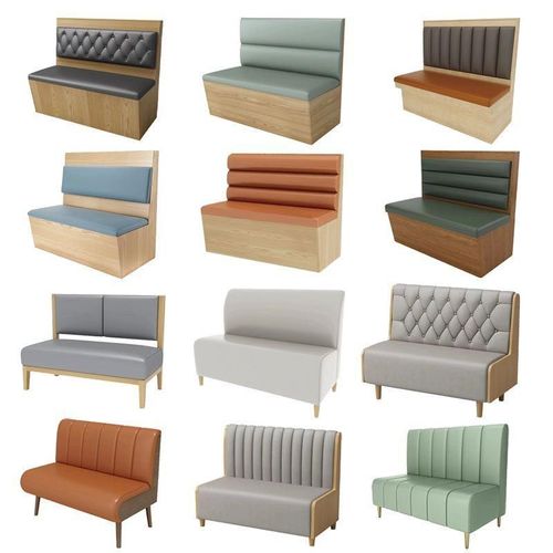 饭店餐饮店西餐厅酒吧清吧咖啡馆火锅店面馆商用卡座沙发桌椅组合