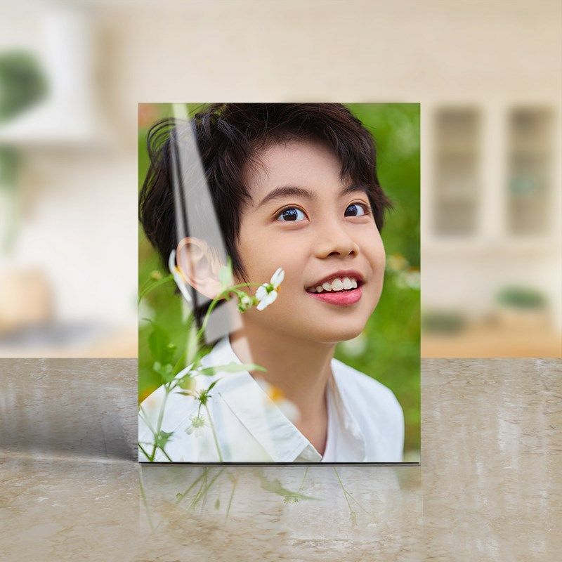 儿童照片定制相框洗婚纱照做成摆台打印结婚照全家福水晶相片摆件