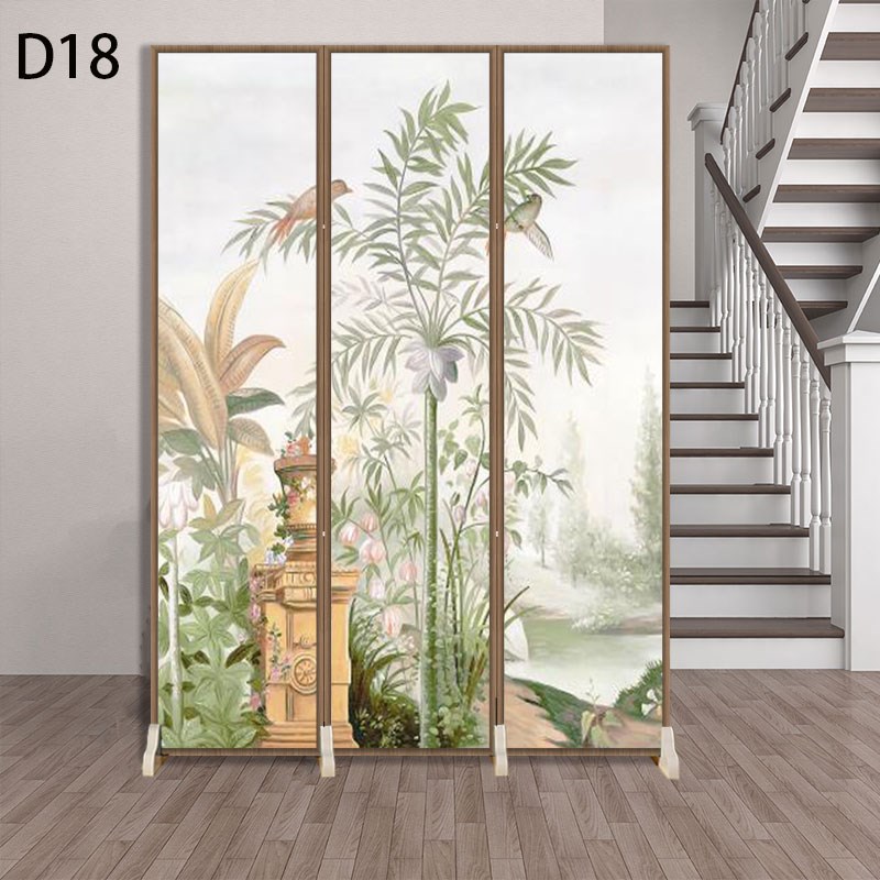 屏风隔断客厅入户法式屏风简约现代防水厕遮挡墙移动玄关面屏风
