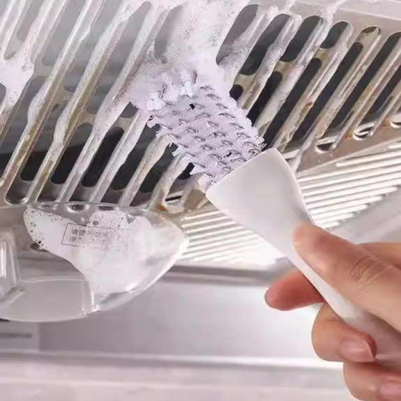 清洁刷油烟机刷家用清理尼龙白色刷子去污油烟机清洗专用刷子