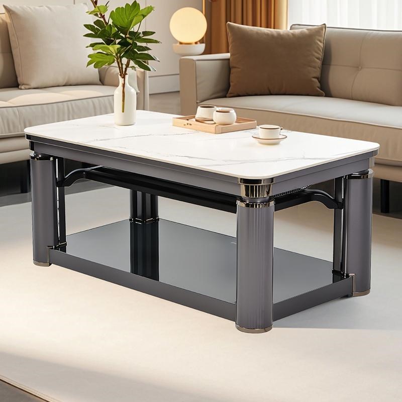 东南暿2024新款E27取暖桌茶几烤火桌子语音控制可升降客厅家用