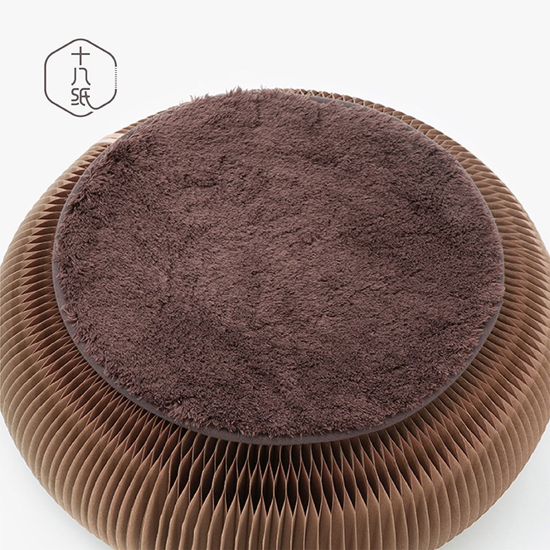 十八纸丝毛绒座垫创意家具定制矮凳软椅垫防滑多色可选垫子