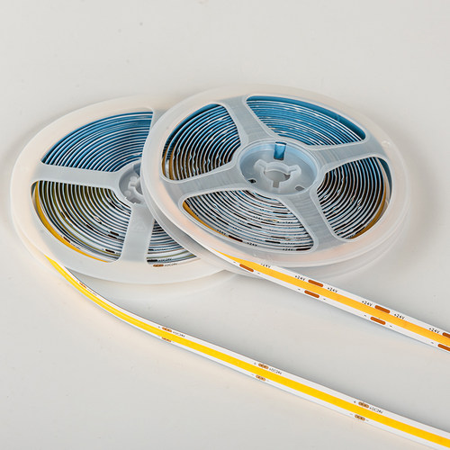 12V自粘COB灯带3500K低压LED柔性软灯条装饰橱柜24V超亮线条形灯