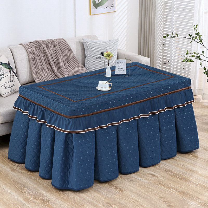 烤火桌罩长方形加绒加厚烤火炉桌布罩烤火罩被2023新款电炉罩