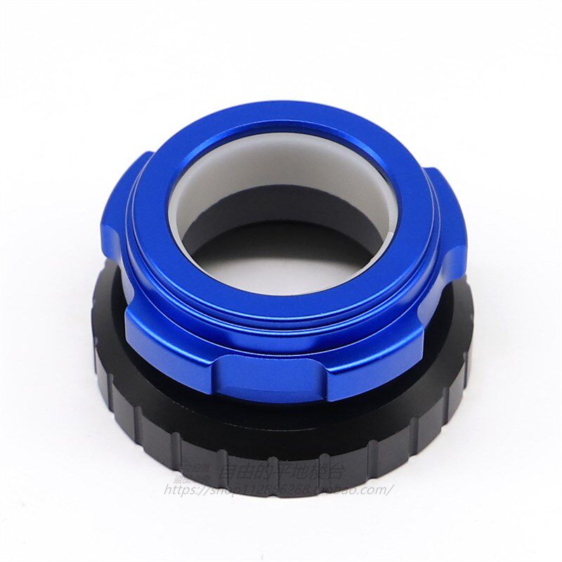 S8149 快速锁紧 M48转1.25英寸同轴锁紧接口天文配件 转接环