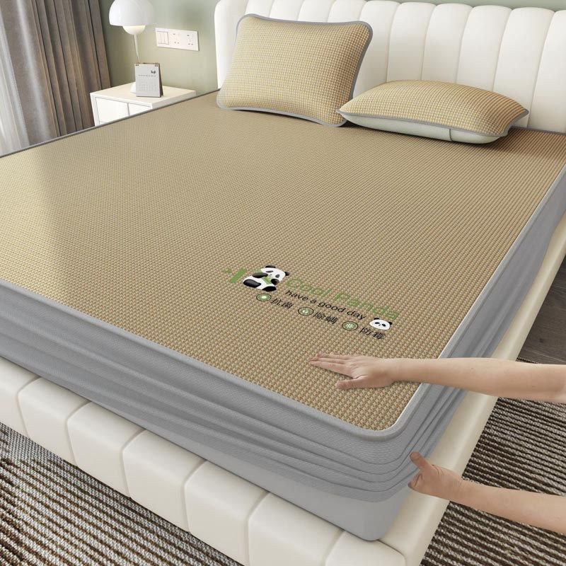 冰丝凉席夏天2025新款A类母婴级抗菌可机洗折叠床笠款软席子单人,床上用品,冰丝席,淘宝优惠券,粉丝福利购,淘宝优惠卷