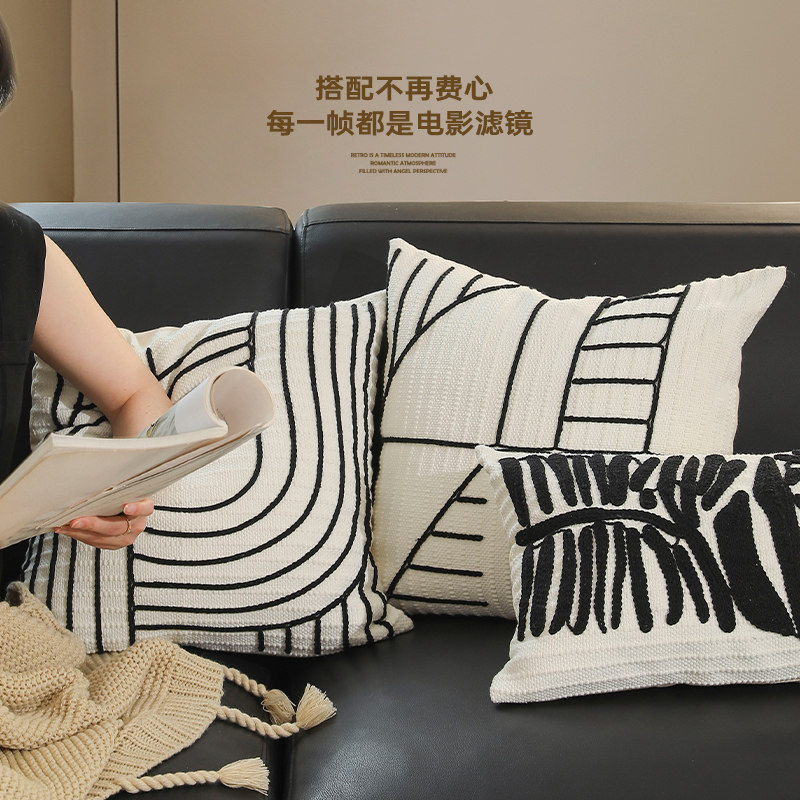 沙发抱枕客厅靠枕套飘窗靠垫高级感酒店样板间靠垫不含芯床头靠背,居家布艺,靠垫/抱枕,淘宝优惠券,粉丝福利购,淘宝优惠卷