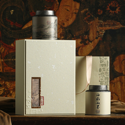中秋茶叶罐红茶白毫银针绿茶通用包装盒茶叶礼盒半斤装空盒子定制