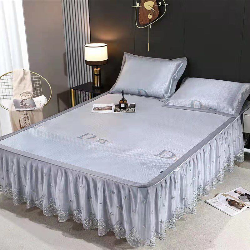 梦纤紫高级抗菌高密度冰丝凉席床裙,床上用品,冰丝席,淘宝优惠券,粉丝福利购,淘宝优惠卷