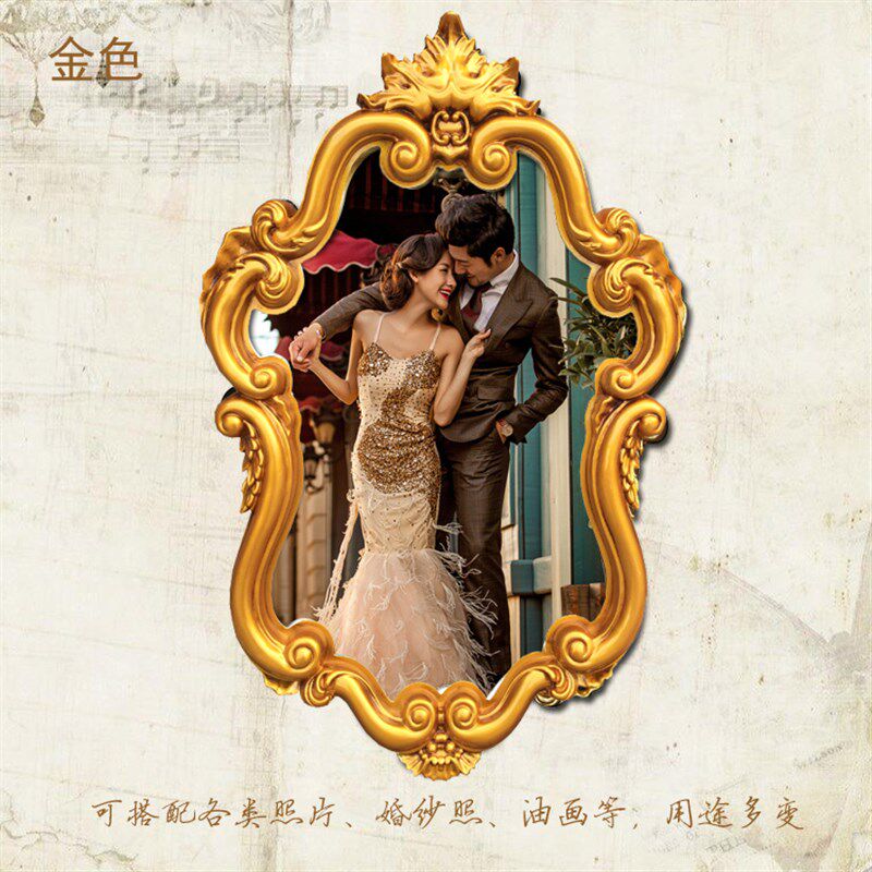 欧式油画框挂墙大相框结婚照影楼相片婚纱照制作客厅卧室复古相框