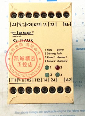 原装TLESE安全继电器RS-NAGK AR.9662.4000/110-127VAC/24VDC