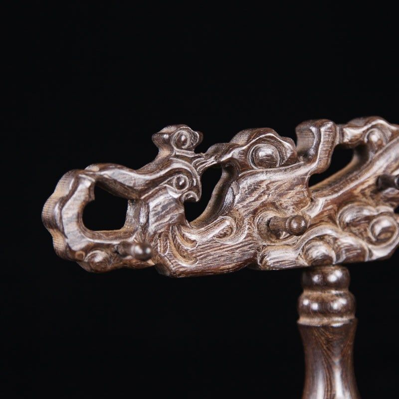 红木毛笔架实木中式云凤毛笔挂鸡翅木质笔架笔挂文房四宝书法用品,家居饰品,木雕,淘宝优惠券,粉丝福利购,淘宝优惠卷