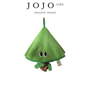 美酒 PD.wine.圆形珊瑚绒擦手巾加厚吸水速干毛巾 JOJOS