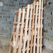 建筑工地实木人字梯水电装 工程梯子 修走梯墙纸墙布石膏线窗帘安装