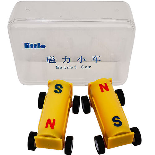 磁力小车科学实验探索信息化幼儿园儿童益智磁性探索玩具磁铁套装