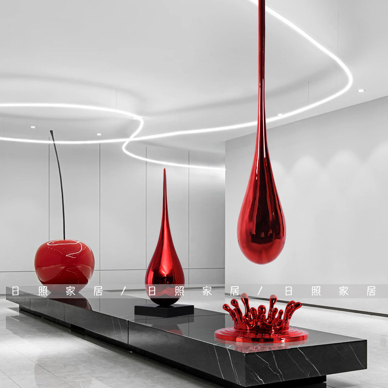 水滴雕塑玻璃钢客厅玄关电视柜悬挂装饰品摆件家居饰品天花板吊饰,家居饰品,装饰摆件,淘宝优惠券,粉丝福利购,淘宝优惠卷