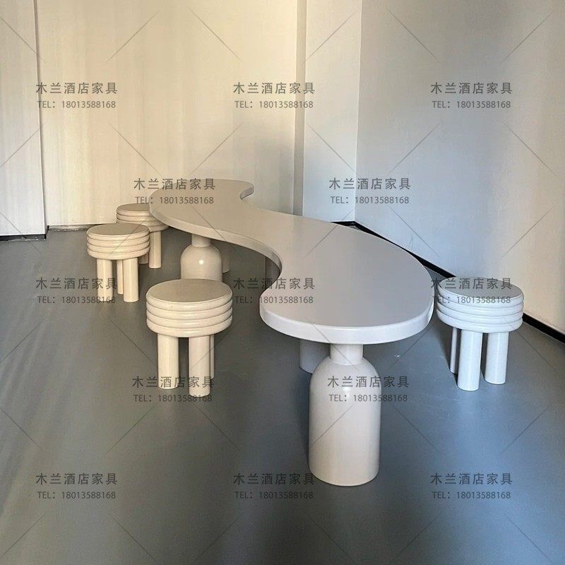 售楼处架空层四点半学堂学习盒子儿童桌椅组合早教中心阅读绘画桌
