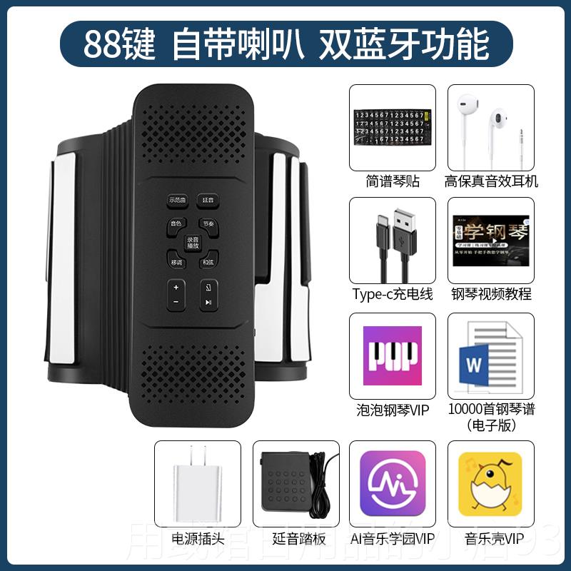 正品49键手卷电子学钢琴初者入门便携叠折具键盘玩小乐器儿童早教图片