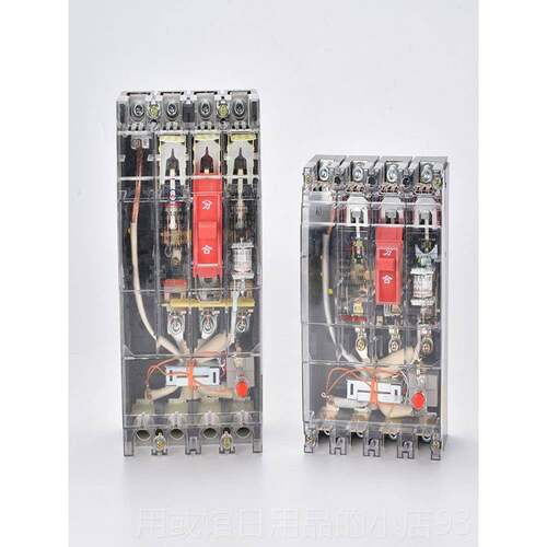 正品3A80V透明漏0电保护器Dz20L-100A 1四6A250A 400三相线漏电断