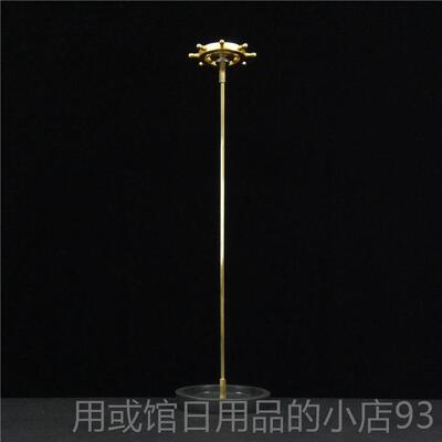 正品铜杆笔兜架毛笔挂学生笔墨碟创笔意摆件挂卖笔展示架毛架砚台