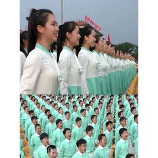 高档冯琳学同款儿童合服唱服中小生歌爱诗国朗诵比赛男女童红歌演