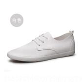 黑色春韩版 系带男季 士休鞋 高档小呆家休低帮男鞋 潮流平底鞋 男闲闲