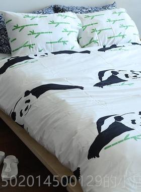 高档Cstl棉eGarden全新疆斜纹套印花四件a套被+床单+枕套组合AB版