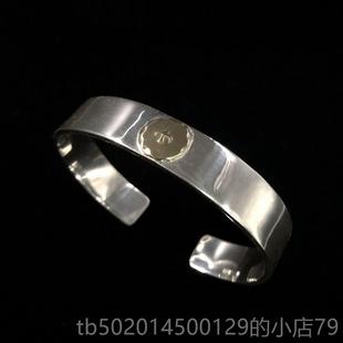 高档思涵银工坊桥平印打手镯 高桥吾明星同款 老高鹰台9郎25纯银
