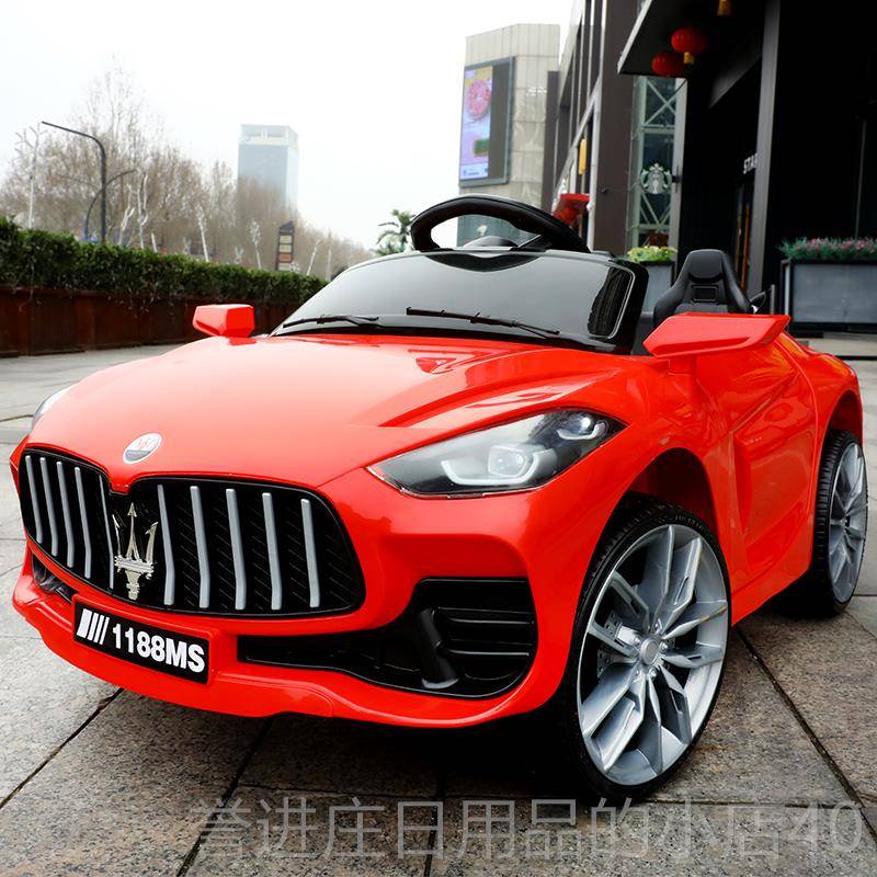 正品婴控儿童电动车四轮汽车双人可坐人孩大3带遥宝宝6岁小充电玩
