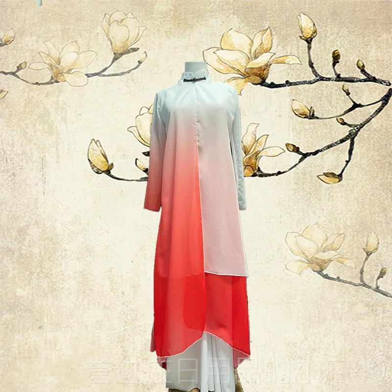 正品男童逸中国风女童水墨古典演出服剑舞太极年舞蹈服少强扇子舞