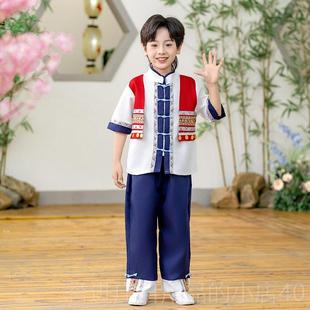 正品一儿童演队出服少数民六族主题服装表服小学生合唱演服幼儿园