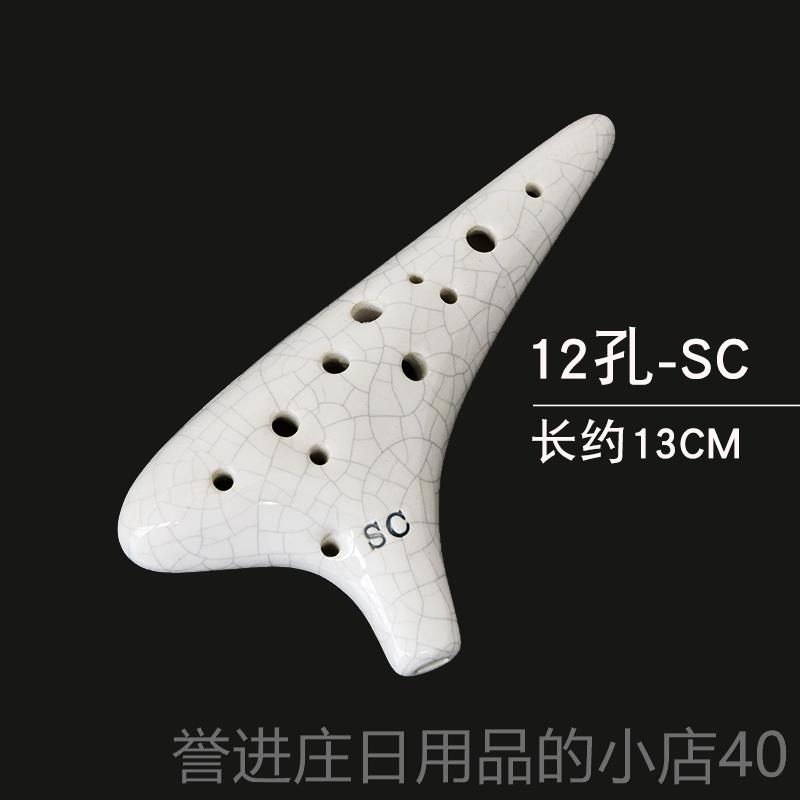 正品陶笛1中2c孔音C调A/C/高音sf高音sg/高音s十二孔四件套学生乐