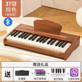 高档儿童宝木质小琴玩具初学电子琴25键37键小孩孩女宝周岁幼儿钢