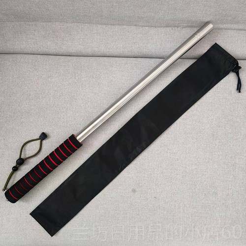 高档菲律宾短棍防器身合武钢管打狗棒武术车载用狗棍打法铁棍铁棒