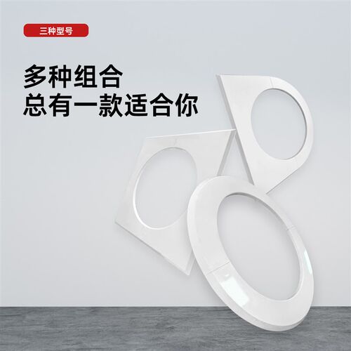 厨房油烟机排烟管遮丑盖玻璃孔方形宽边遮挡烟道口墙洞吊顶装饰罩