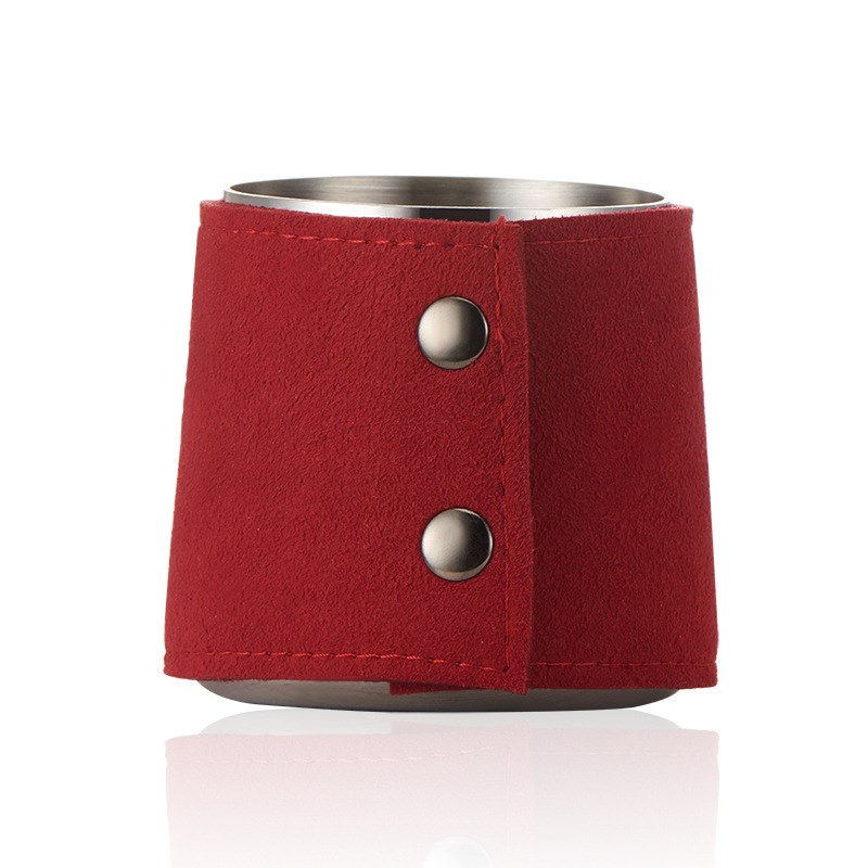 迷你手冲咖啡壶家用挂耳滴漏壶不锈钢长嘴壶细口壶带皮革200ml