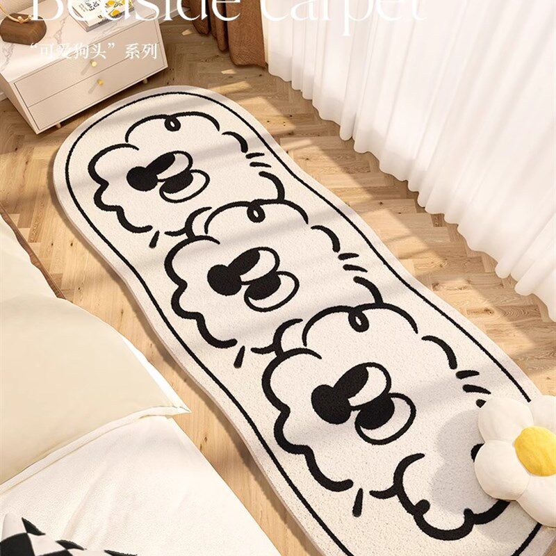 卧室地毯2023新款可睡可坐少女狗狗卡通可爱床边毯房间女主卧地垫,居家布艺,床边毯,淘宝优惠券,粉丝福利购,淘宝优惠卷