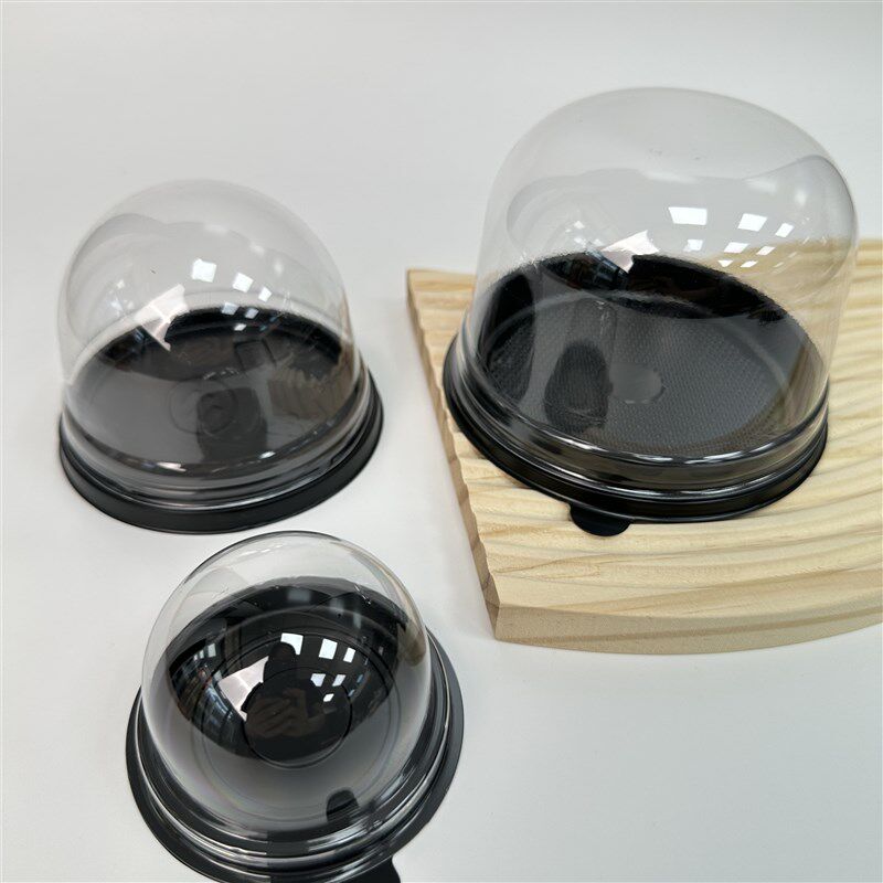 圆形蛋糕包装盒透明甜品打包盒2寸3寸蛋糕盒蛋黄酥雪媚娘烘焙包装