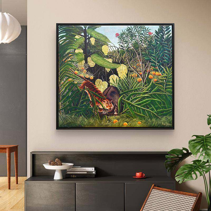 卢梭世界名画田园风绿色系植物动物简约款餐厅沙发走廊装饰画合集,鲜花速递/花卉仿真/绿植园艺,割草机/草坪机,淘宝优惠券,粉丝福利购,淘宝优惠卷