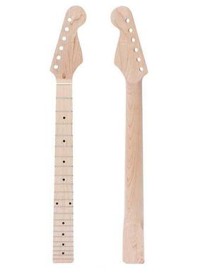 22品 枫木指板 电吉他琴颈柄for Fenders ST Strat --不带背中线