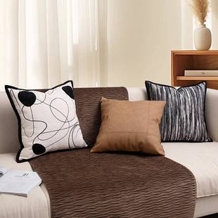 现代简约抱枕靠垫沙发客厅飘窗蝴蝶腰枕高档轻奢感靠枕套靠背