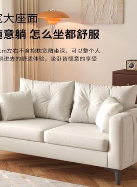 沙发小户型客厅休息区接待出租房屋黑色皮服装店卧室双人懒人沙发