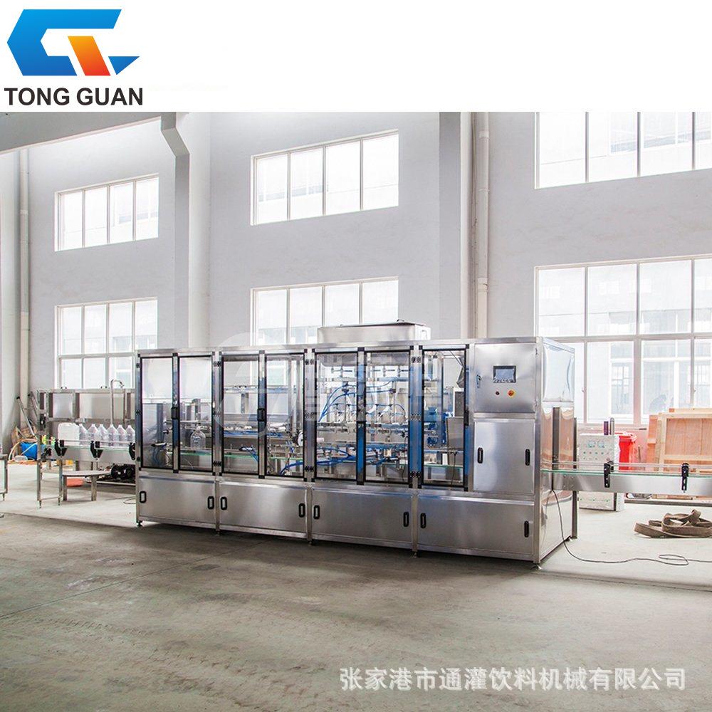 大瓶水灌装机厂家直线3L5L10L饮用水灌装机直线矿泉水灌装机