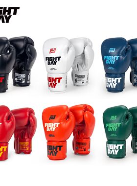 FIGHTDAY纯色拳击手套男女专业格斗搏击泰拳散打成人通用FD拳套