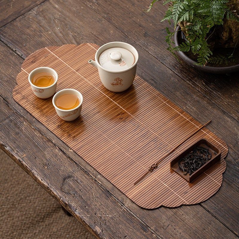 中式竹编大漆主人席隔热防水茶席茶垫桌旗布艺茶具餐垫茶道配件,居家布艺,茶席,淘宝优惠券,粉丝福利购,淘宝优惠卷