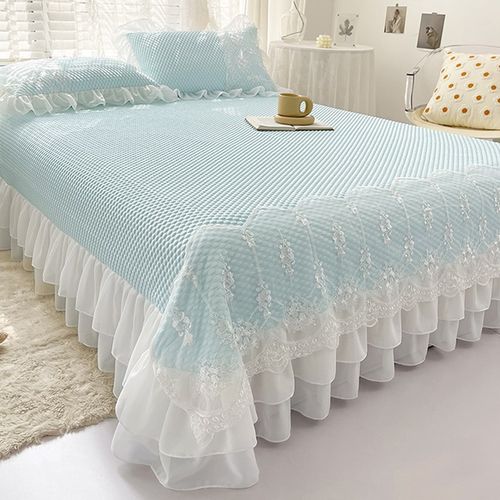 2023年新款夏季按摩豆豆冰丝凉席三件套夏天夏凉席空调软席可机洗