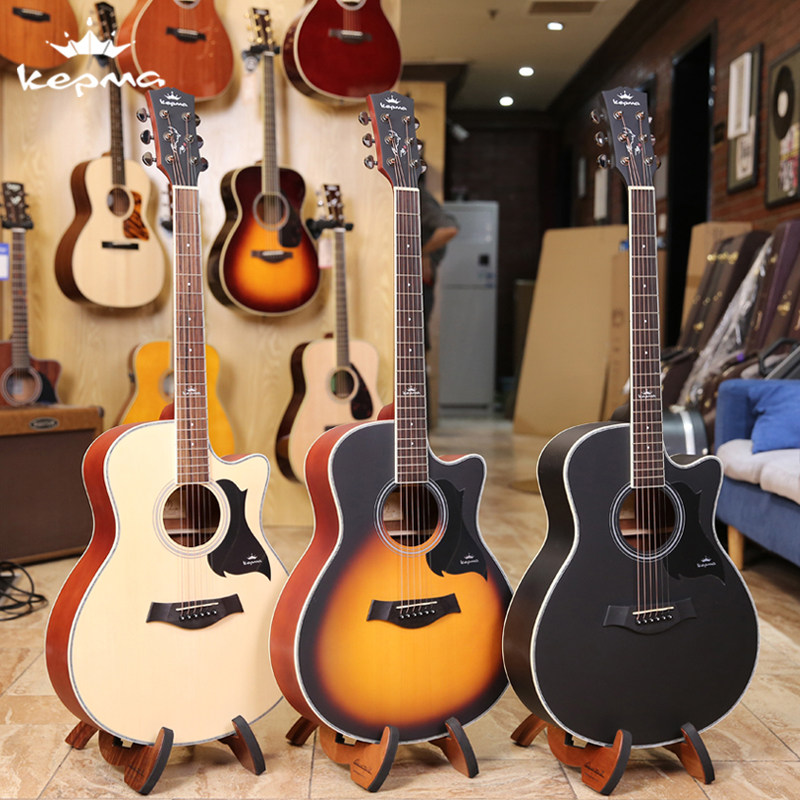 kepma卡普马d1c/a1c初学者学生男女新手入门41寸民谣电箱木吉他