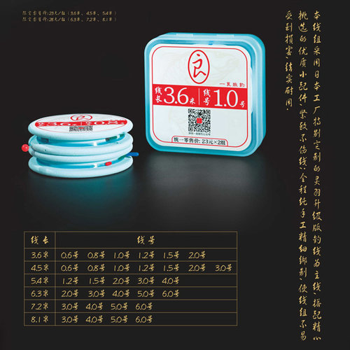 阿卢成品主线线组钓鱼线尼龙线超强拉力不伤线钓线
